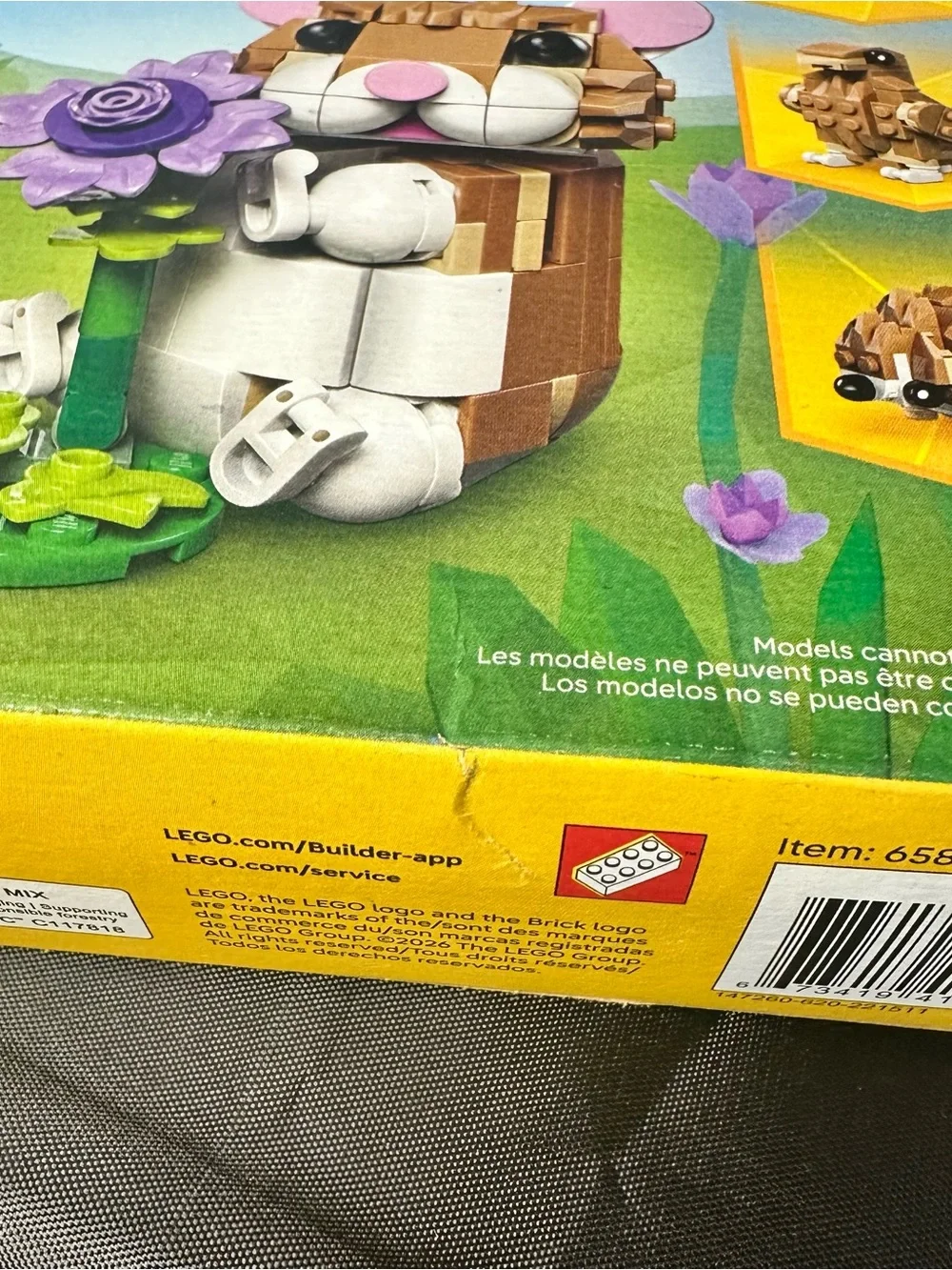 LEGO Creator 3 in 1 31376 Cute Hamster with Flower 166 Pieces